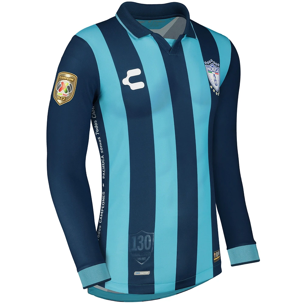 Charly Blue C.F. Homme Pachuca 2022/23 Maillot commémoratif à manches longues