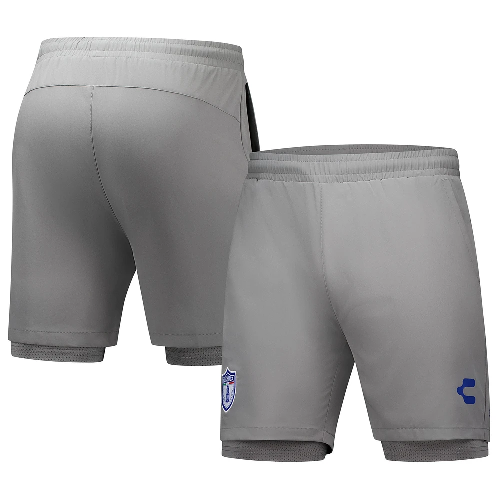 Men's Charly  Gray C.F. Pachuca 2024/25 Lined Training Shorts