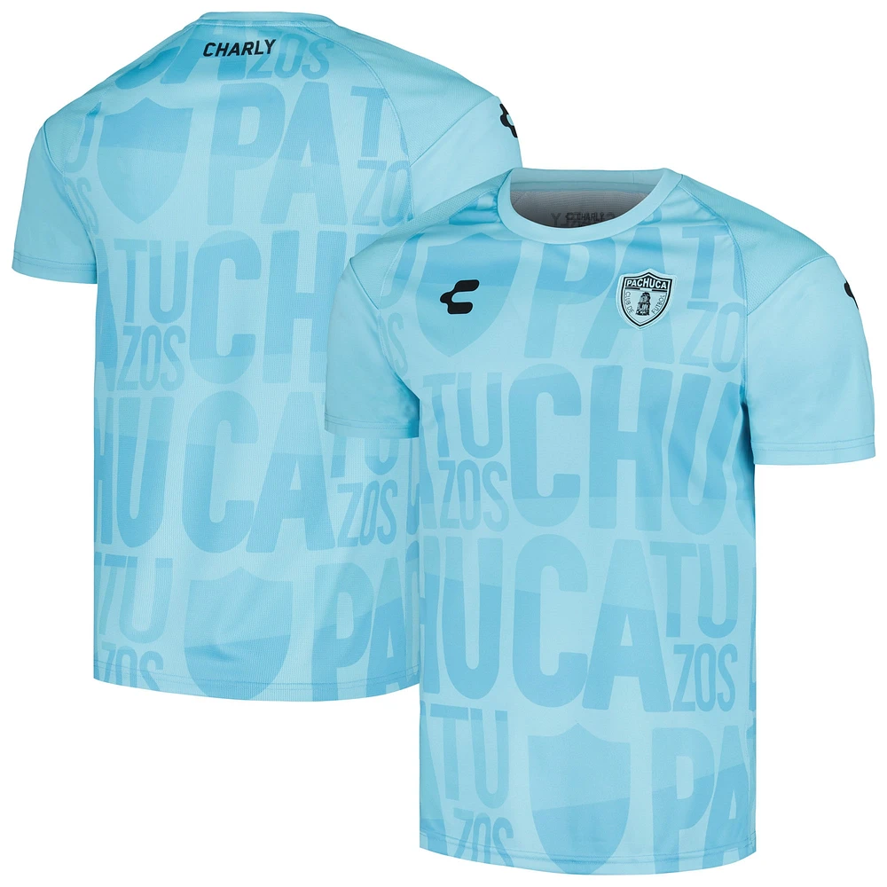 Men's Charly Light Blue C.F. Pachuca DRY FACTOR 2023/24 Training T-Shirt