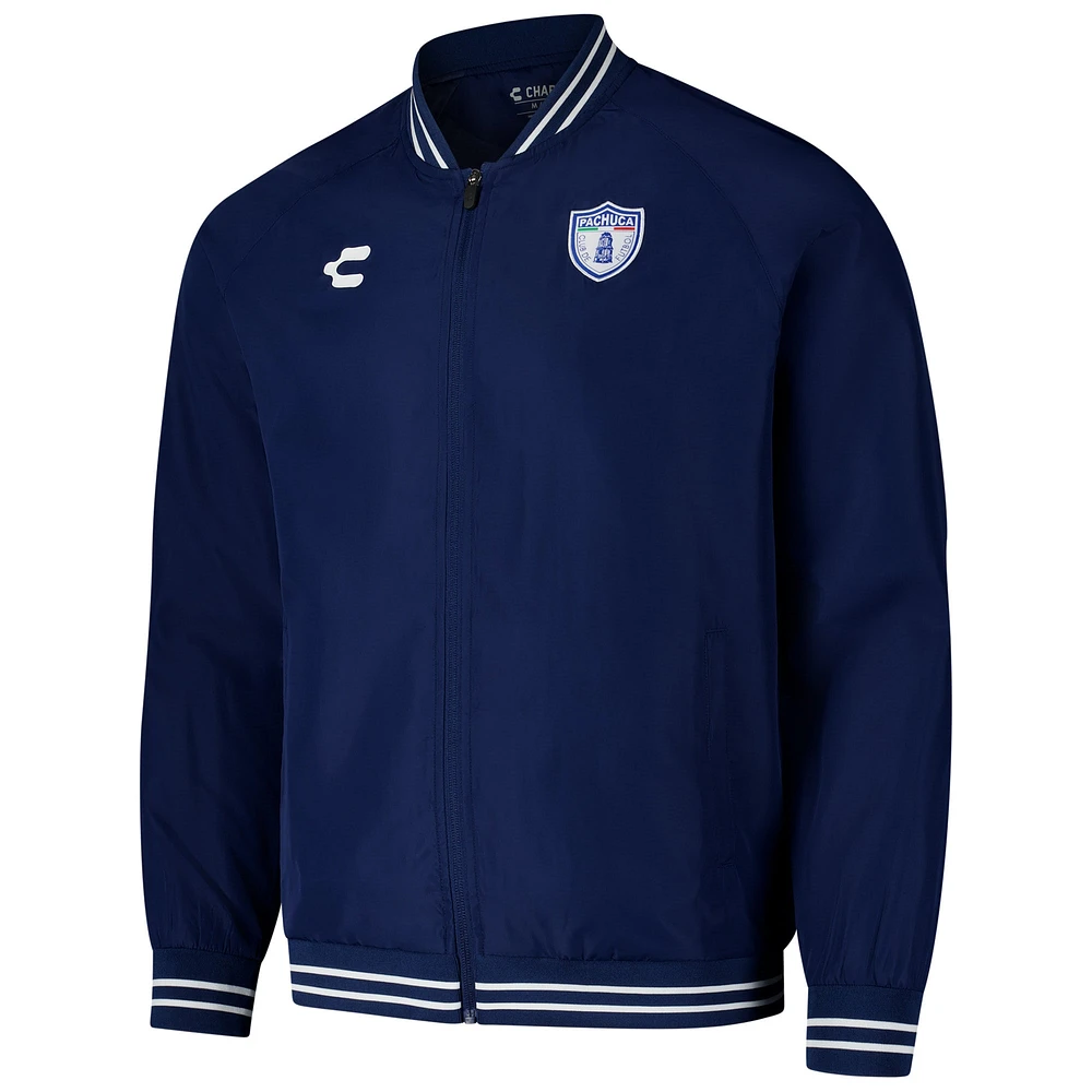 Men's Charly  Navy C.F. Pachuca 2024/25 Full-Zip Bomber Jacket