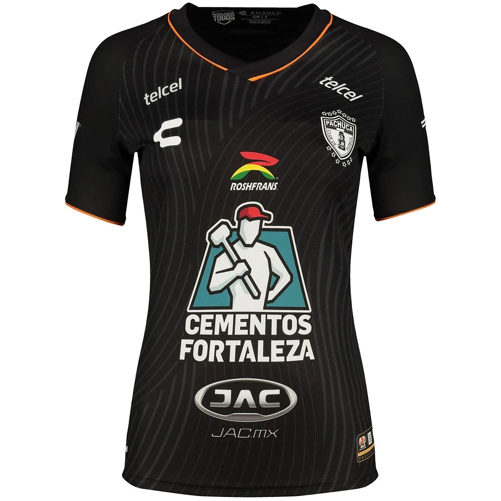 Women's Charly  Black C.F. Pachuca 2023/24 Away Authentic Jersey