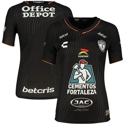 Women's Charly  Black C.F. Pachuca 2023/24 Away Authentic Jersey