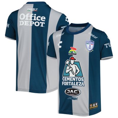 Charly Youth Charly Navy/Gray . Pachuca 2022/23 Home Authentic Blank  Jersey | Centre Eaton de Montréal