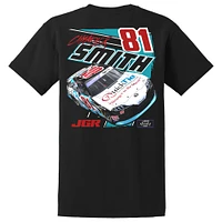 Men's Joe Gibbs Racing Team Collection Black Chandler Smith Quick Tie Car T-Shirt