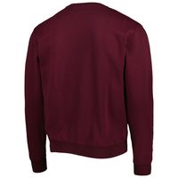 Men's Colosseum Maroon Charleston Cougars Arch Over Logo Pullover Sweatshirt