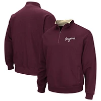 Men's Colosseum Maroon Charleston Cougars Tortugas Quarter-Zip Sweatshirt