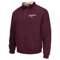 Men's Colosseum Maroon Charleston Cougars Tortugas Quarter-Zip Sweatshirt