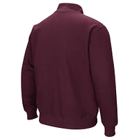 Men's Colosseum Maroon Charleston Cougars Tortugas Quarter-Zip Sweatshirt