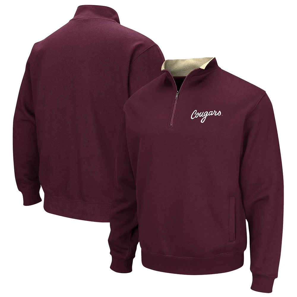 Colosseum Maroon Charleston Cougars Tortugas Sweat-shirt zippé pour homme