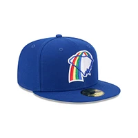 Men's New Era  Blue Charleston RiverDogs Theme Nights 59FIFTY Fitted Hat