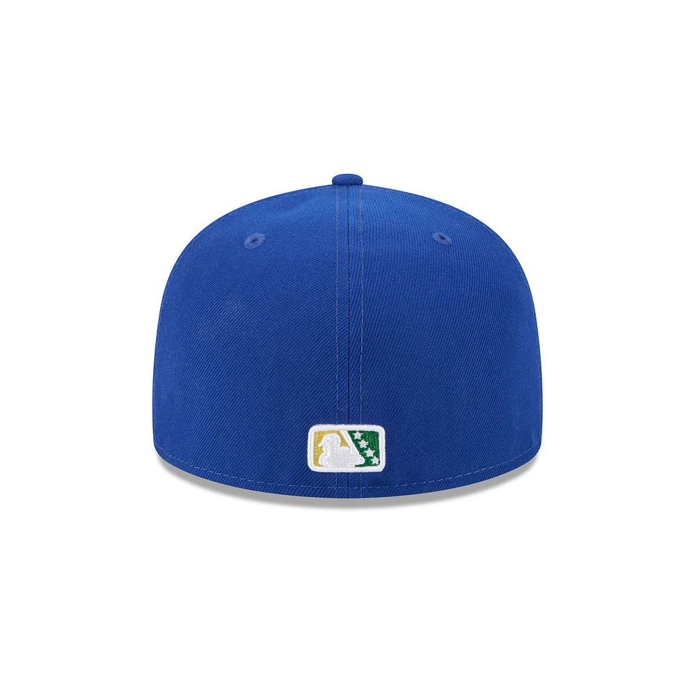 Men's New Era  Blue Charleston RiverDogs Theme Nights 59FIFTY Fitted Hat