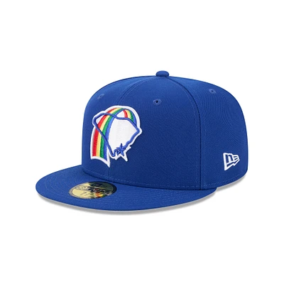 Men's New Era  Blue Charleston RiverDogs Theme Nights 59FIFTY Fitted Hat