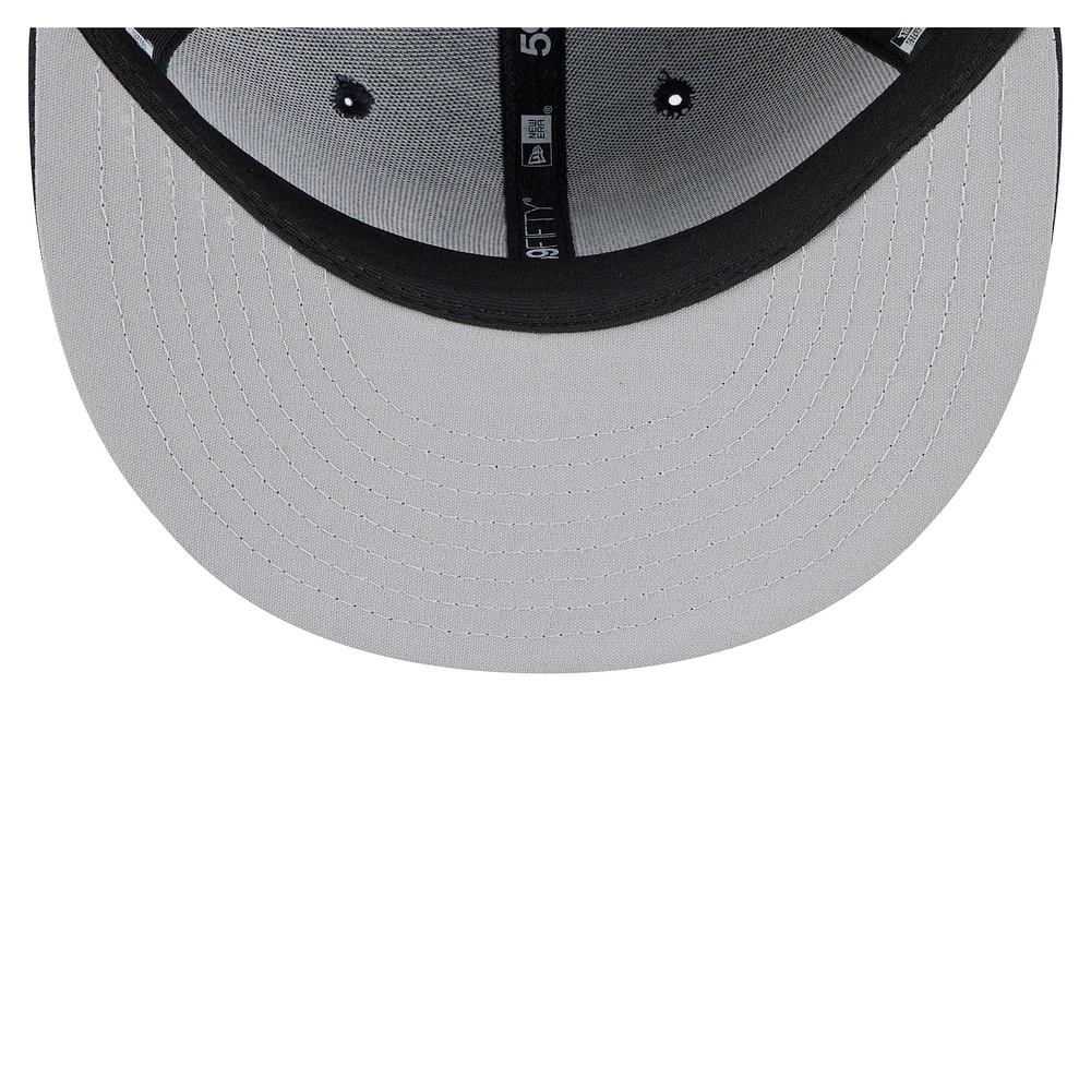 Casquette ajustée 59FIFTY Charleston RiverDogs Authentic Collection pour homme de New Era bleu marine