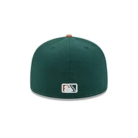 Casquette ajustée 59FIFTY Charleston RiverDogs blanche New Era pour homme
