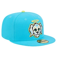 Casquette ajustée 59FIFTY Charleston RiverDogs Copa de la Diversión New Era pour homme bleu clair