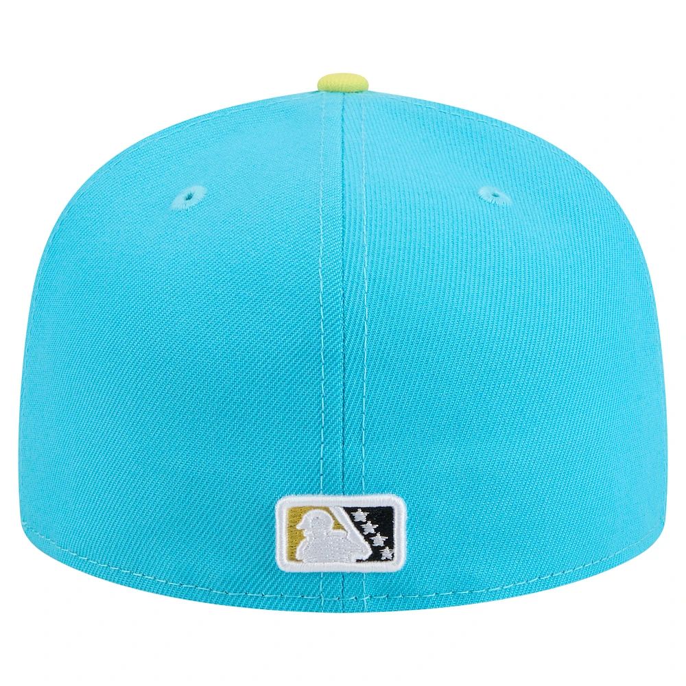 Casquette ajustée 59FIFTY Charleston RiverDogs Copa de la Diversión New Era pour homme bleu clair