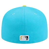 Casquette ajustée 59FIFTY Charleston RiverDogs Copa de la Diversión New Era pour homme bleu clair