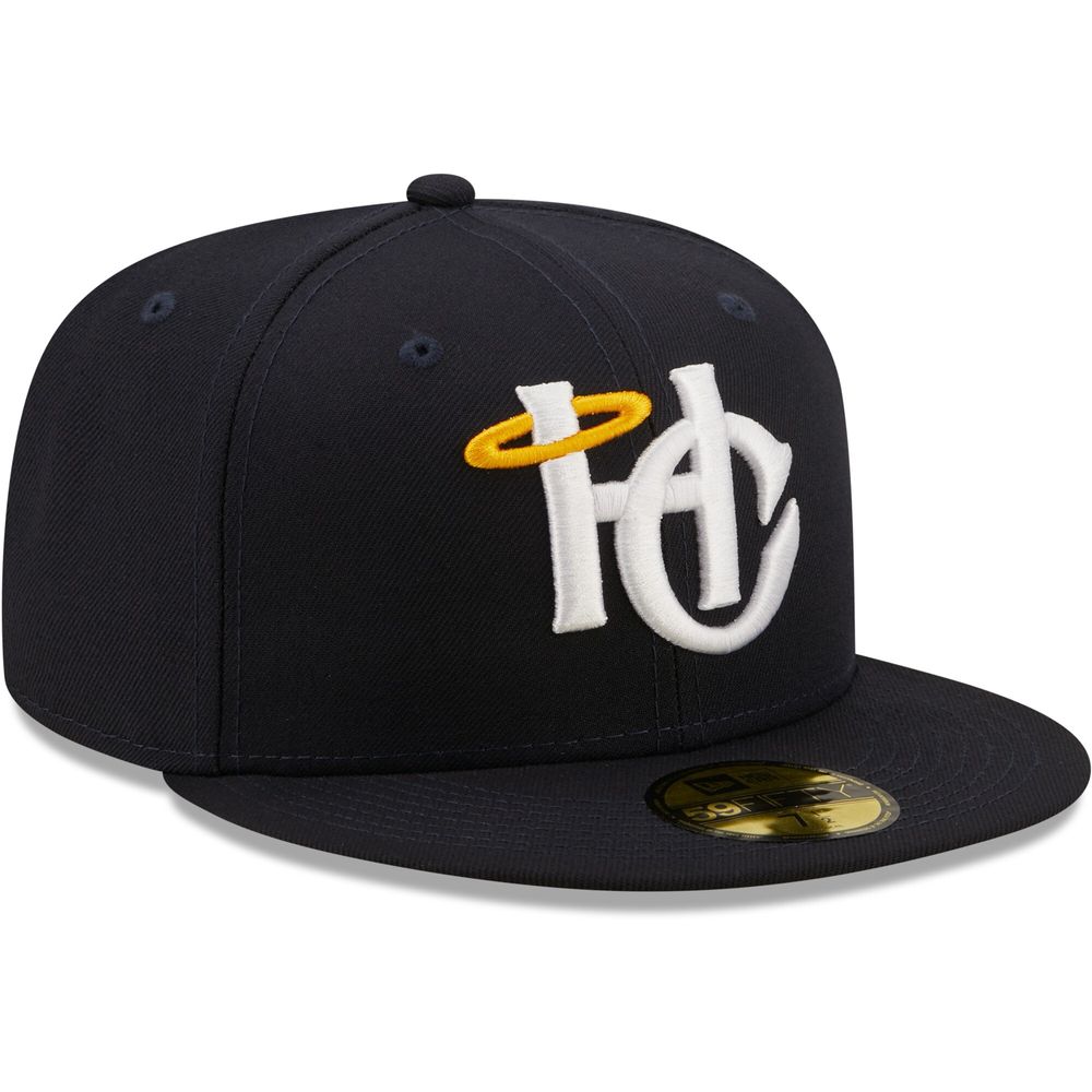 Men's New Era Navy Charleston RiverDogs Authentic Collection 59FIFTY Fitted Hat