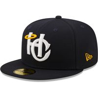 Men's New Era Navy Charleston RiverDogs Authentic Collection 59FIFTY Fitted Hat