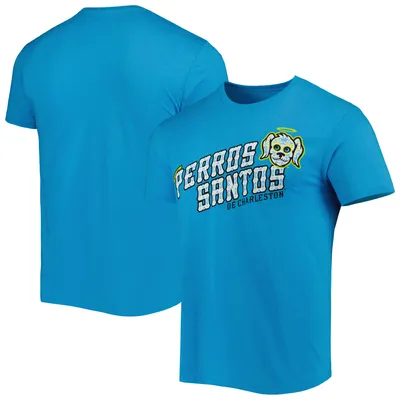 Perros Santos de Charleston Copa la Diversion Home Tri-Blend T-Shirt - Turquoise
