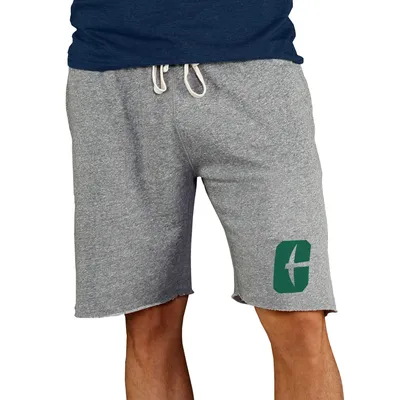 Charlotte 49ers Concepts Sport Mainstream Terry Shorts - Gray