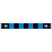 Charlotte FC Team Bar Knit Scarf - Black/Blue