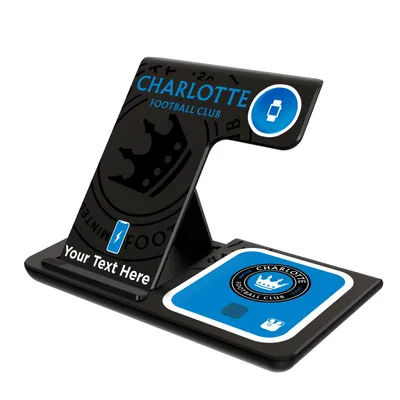 Charlotte FC Personalized 3-in-1 Charging Station