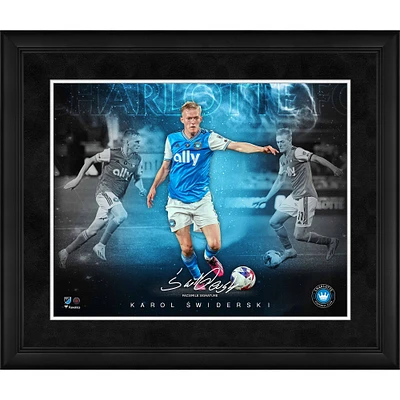 Collage encadré 16" x 20" des stars du match de Karol Swiderski Charlotte FC