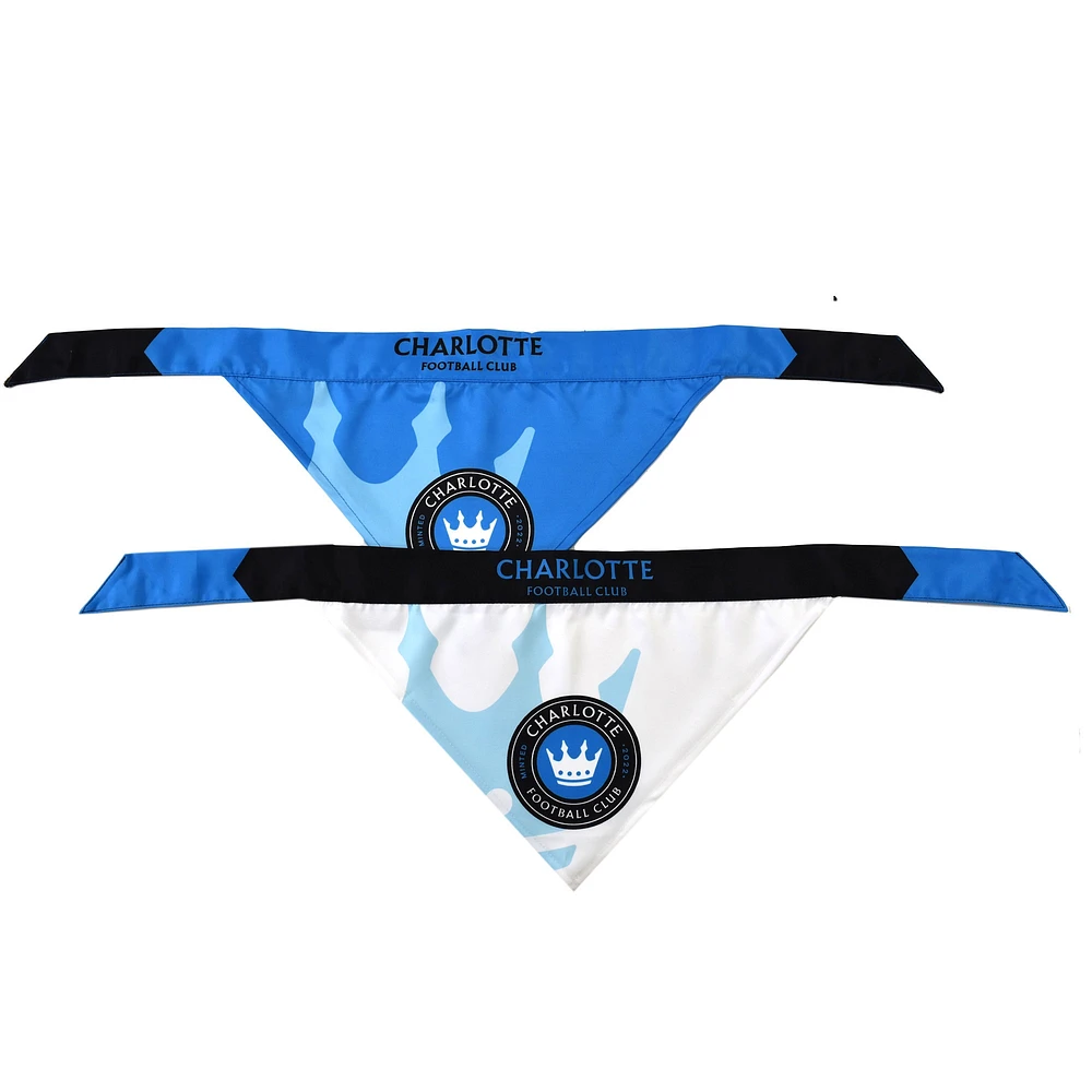 Little Earth Charlotte FC Two-Pack Pet Bandana Set