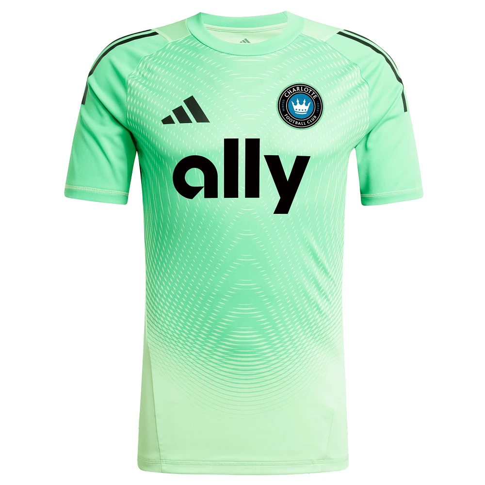 Men's adidas  Green Charlotte FC 2025 Goalkeeper Jersey