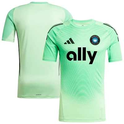 Men's adidas  Green Charlotte FC 2025 Goalkeeper Jersey