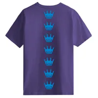 Men's 704 Shop Purple Charlotte FC Crown Back Print T-Shirt