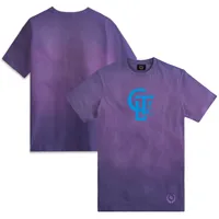 Men's 704 Shop Purple Charlotte FC Spray Washed T-Shirt