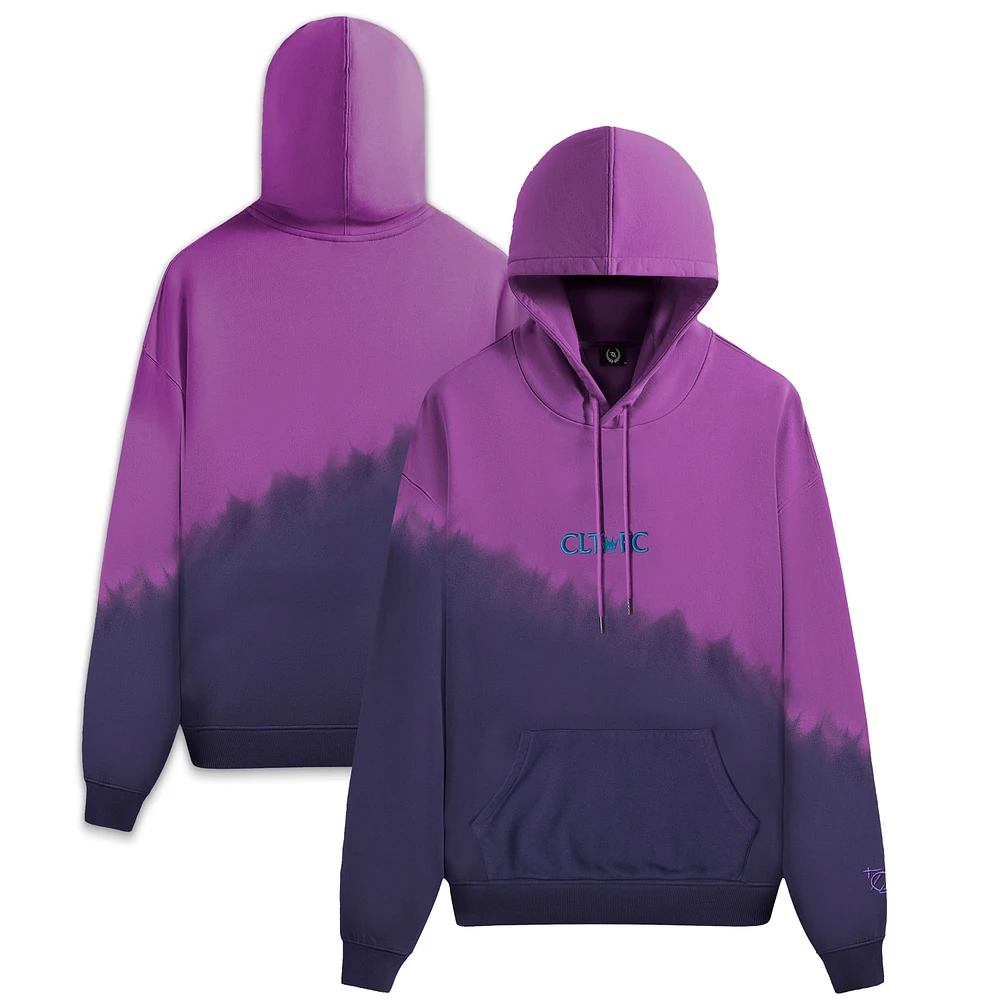 Sweat à capuche tie-dye 704 Shop Charlotte FC violet pour homme