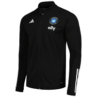 Haut d'entraînement à fermeture éclair intégrale Charlotte FC 2023 On-Field AEROREADY adidas pour homme