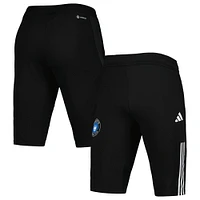 Demi-pantalon AEROREADY d'entraînement sur le terrain adidas Charlotte FC 2023 noir pour homme