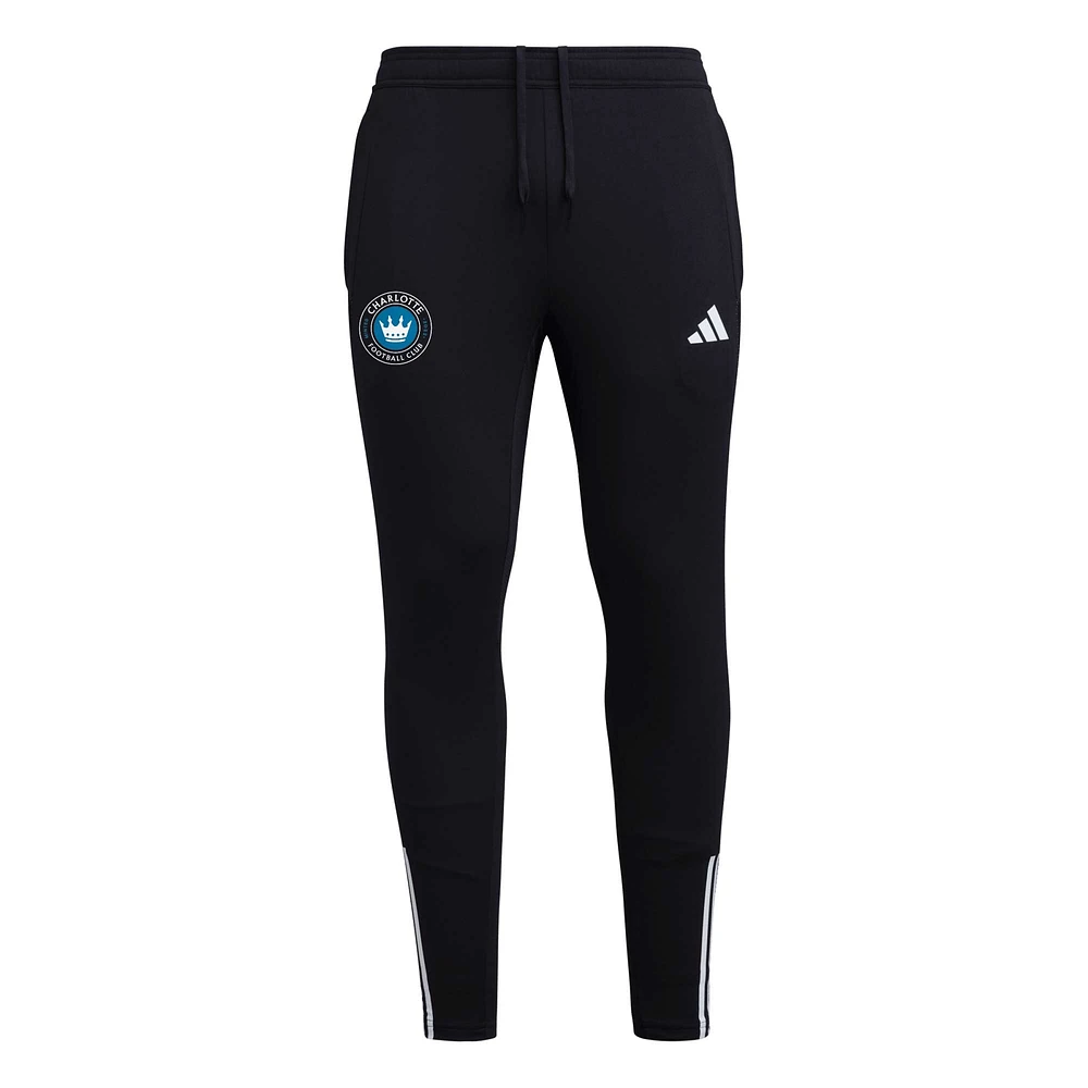 Men's adidas Black Charlotte FC 2024 On-Field Team Crest AEROREADY Training Pants