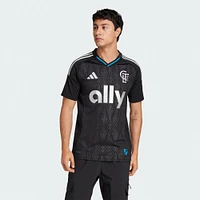 Men's adidas  Black Charlotte FC 2025 Fortress Kit Replica Jersey