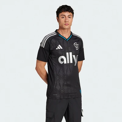 Men's adidas  Black Charlotte FC 2025 Fortress Kit Replica Jersey