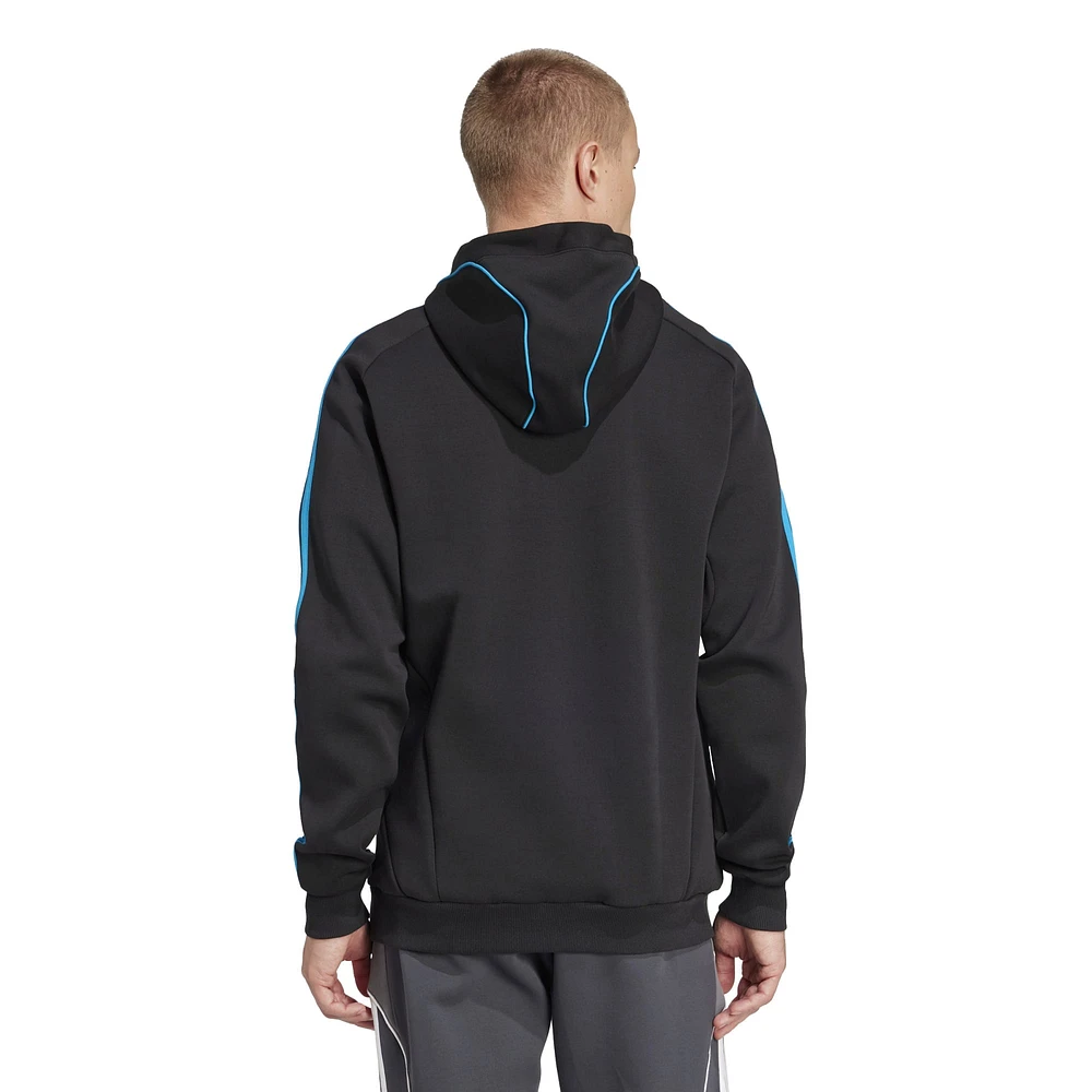 Men's adidas Black Charlotte FC 2025 Travel Pullover Hoodie