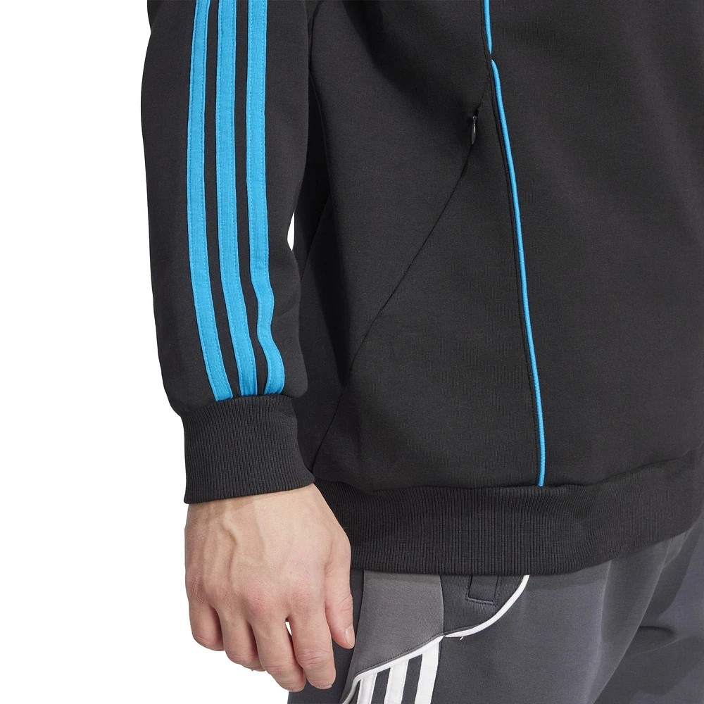 Men's adidas Black Charlotte FC 2025 Travel Pullover Hoodie