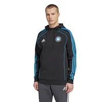 Men's adidas Black Charlotte FC 2025 Travel Pullover Hoodie