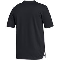 Men's adidas Black Charlotte FC Henley AEROREADY Polo