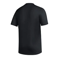 T-shirt adidas Icon Charlotte FC noir pour homme