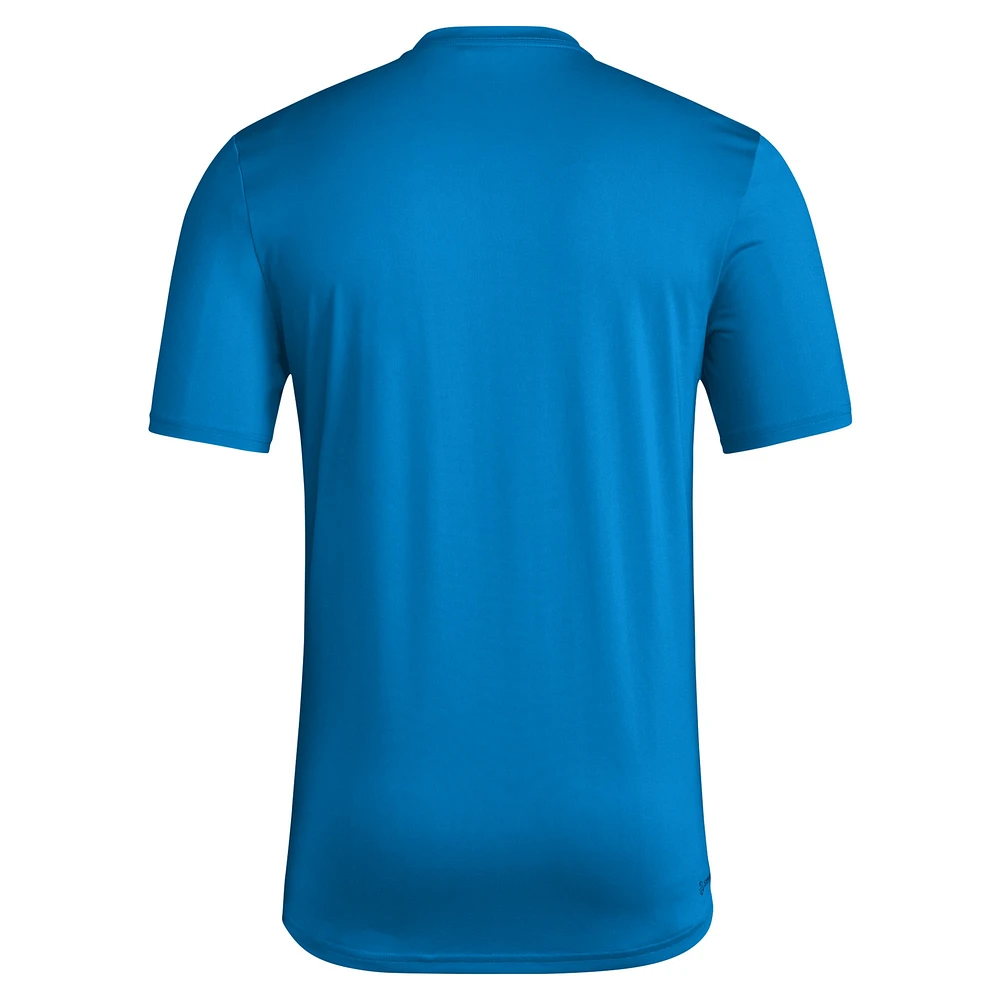 T-shirt adidas Charlotte FC 2024 Hook AEROREADY bleu pour homme