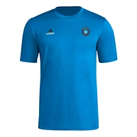 T-shirt adidas Charlotte FC Local Stoic pour homme, bleu