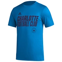 Men's adidas Charlotte FC Team Jersey Hook AEROREADY T-Shirt