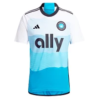 Men's adidas Brandt Bronico Blue Charlotte FC 2024 The Carolina Kit: Explore Replica Player Jersey