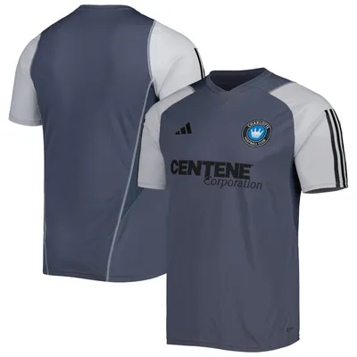 Charlotte FC adidas 2023 On-Field Training Jersey - Gray