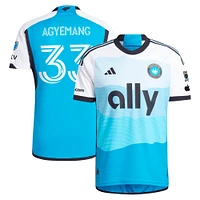 Men's adidas Patrick Agyemang Blue Charlotte FC 2024 The Carolina Kit: Explore Authentic Player Jersey
